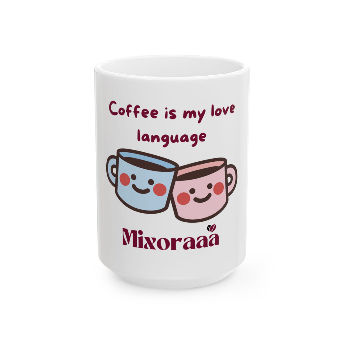 Love Language Ceramic Mug, (11oz, 15oz)