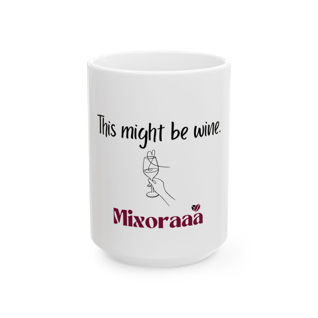Wine Ceramic Mug, (11oz, 15oz)